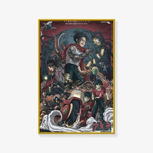 Póster de Akira, póster de anime japonés, impresión de póster de Akira, póster artístico en lienzo, impresión de imagen artística para pared, pósteres modernos para decoración de dormitorio familiar.