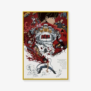 Akira Poster, Akira Poster Print, Japan Anime Poster, Canvas Art Poster Wall Art Picture Print Modern Family bedroom Decor Posters
