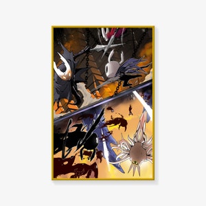 Hohler Ritter Poster, Anime Poster, Hohler Ritter Poster Druck, Leinwand Kunst Poster Wand Kunst Bild Bild Druck Moderne Familie Schlafzimmer Dekor Poster