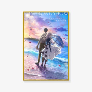 Violet Evergarden Poster, Japan Anime Poster, Poster Print, Canvas Art Poster Wall Art Picture Print Modern Family bedroom Decor Posters