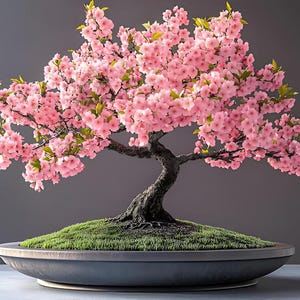 Japanese Pink Cherry Blossom Bonsai Tree seeds, Sakura best gift for him her mom dad teacher birthday DIY house plant perennial gardening