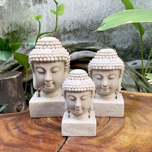 Siddhartha Gautama Buddha Statue, Buddha Head for Home Decoration, Beautiful Buddhist Figurines, Buddhist Gift