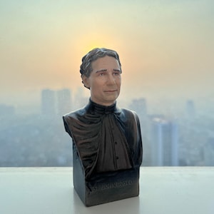 Hand-Painted Mini Statue of Saint John Bosco: Catholic Gift