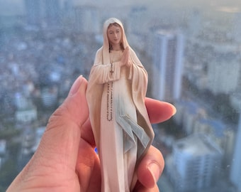 Mini Mary Statue, Praying Virgin Mary Statue, Beautiful Catholic Gift