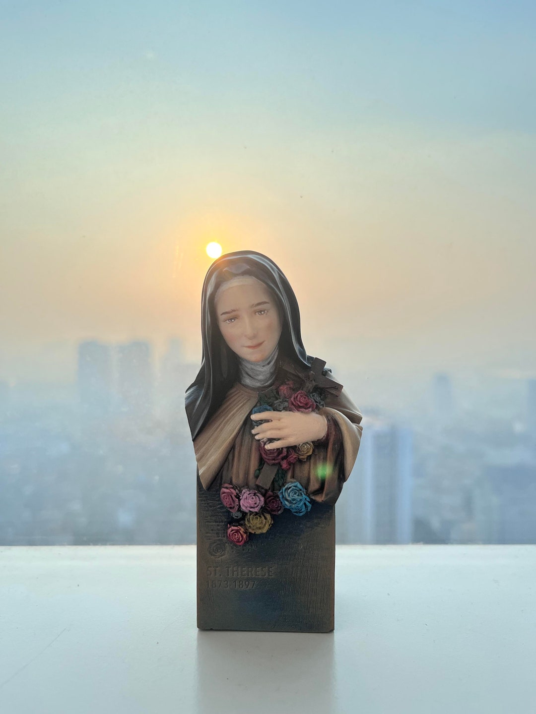 Mini Statue of ST Therese - the Little Flower, ST Therese Composite ...
