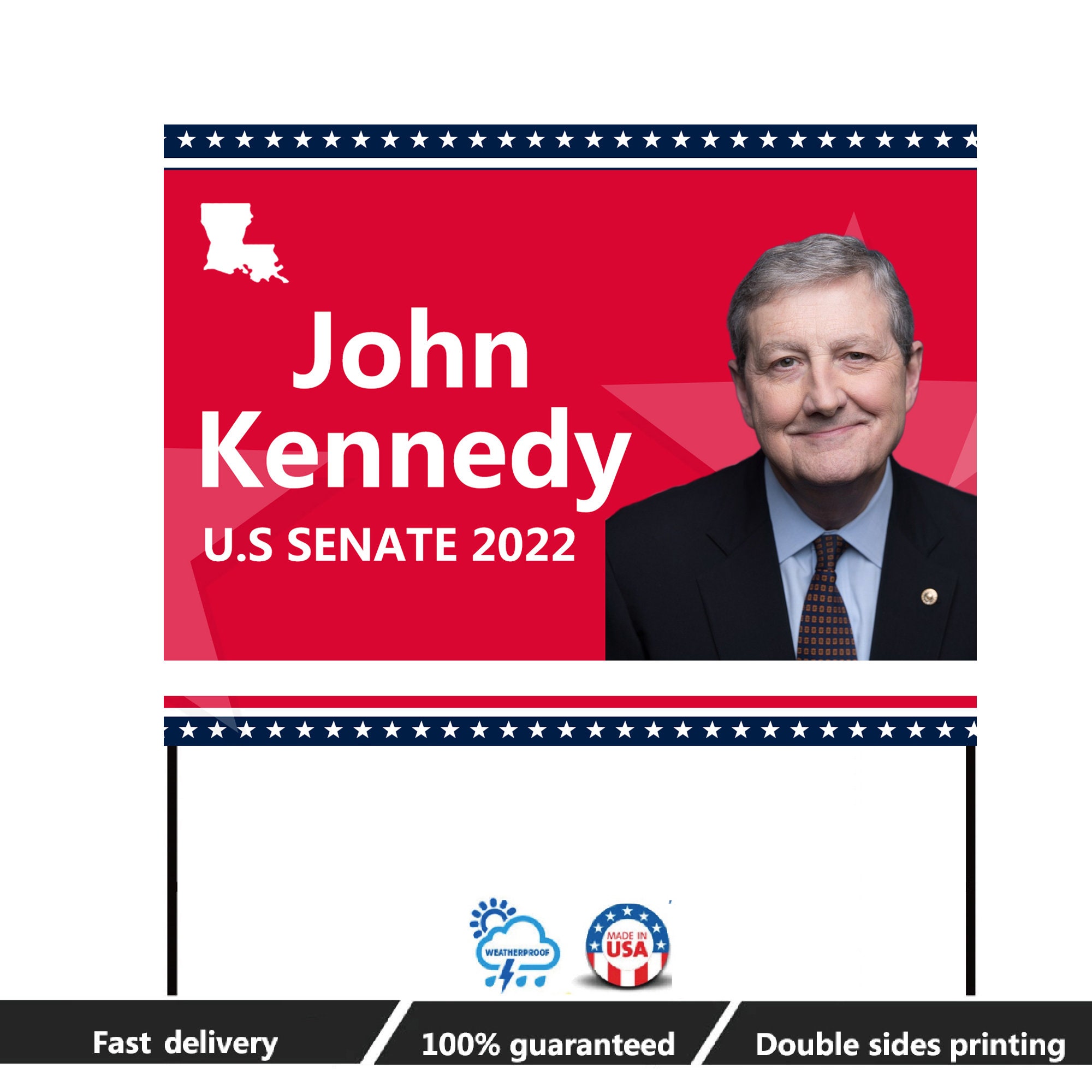 Senator Welcomesign John Kennedy US Senate Yard Sign - Full Color Political Sign - Etsy