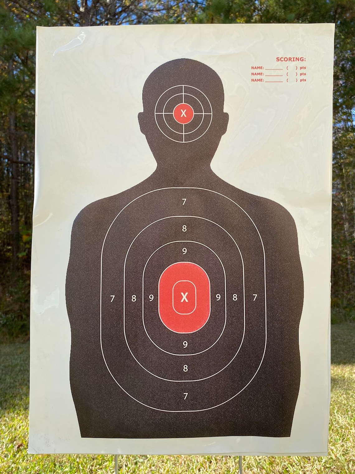 10 Bulks Shooting Target Gun Range Target Practice Poster Hunting