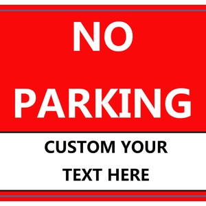 No Parking Yard Sign , Custom-made Personalized Sign