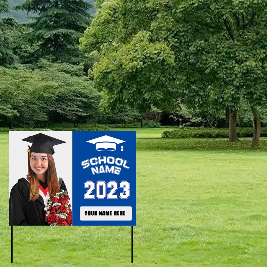 Personalized Graduation Yard Sign: Custom Class of 2025 Lawn Decor - Etsy