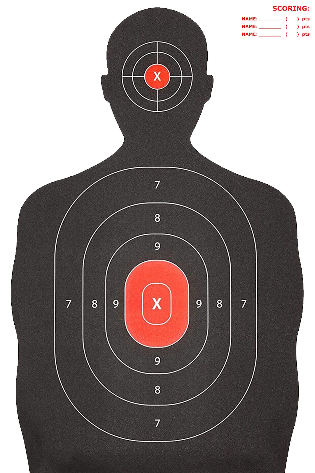 10 Bulks Shooting Target Gun Range Target Practice Poster Hunting