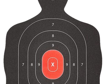 10 Bulks Shooting Target - Gun Range Target Practice Poster- Hunting ...