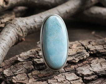 anello importante in argento sterling con castone - Italia anello importante in argento sterling con castone - Italia