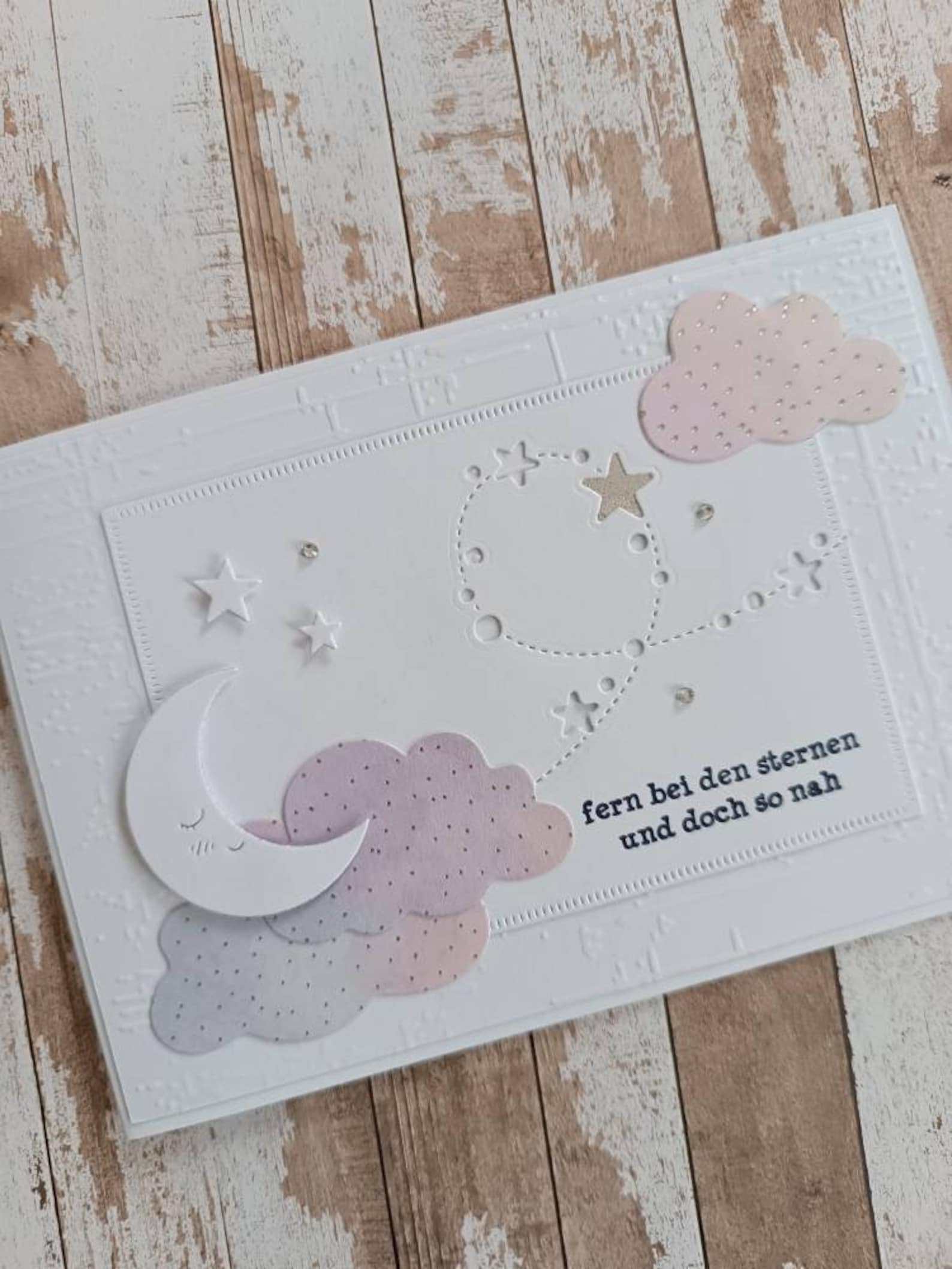 Sternenkind Karte Trauerkarte für ein verstorbenes Kind Baby Etsy.de