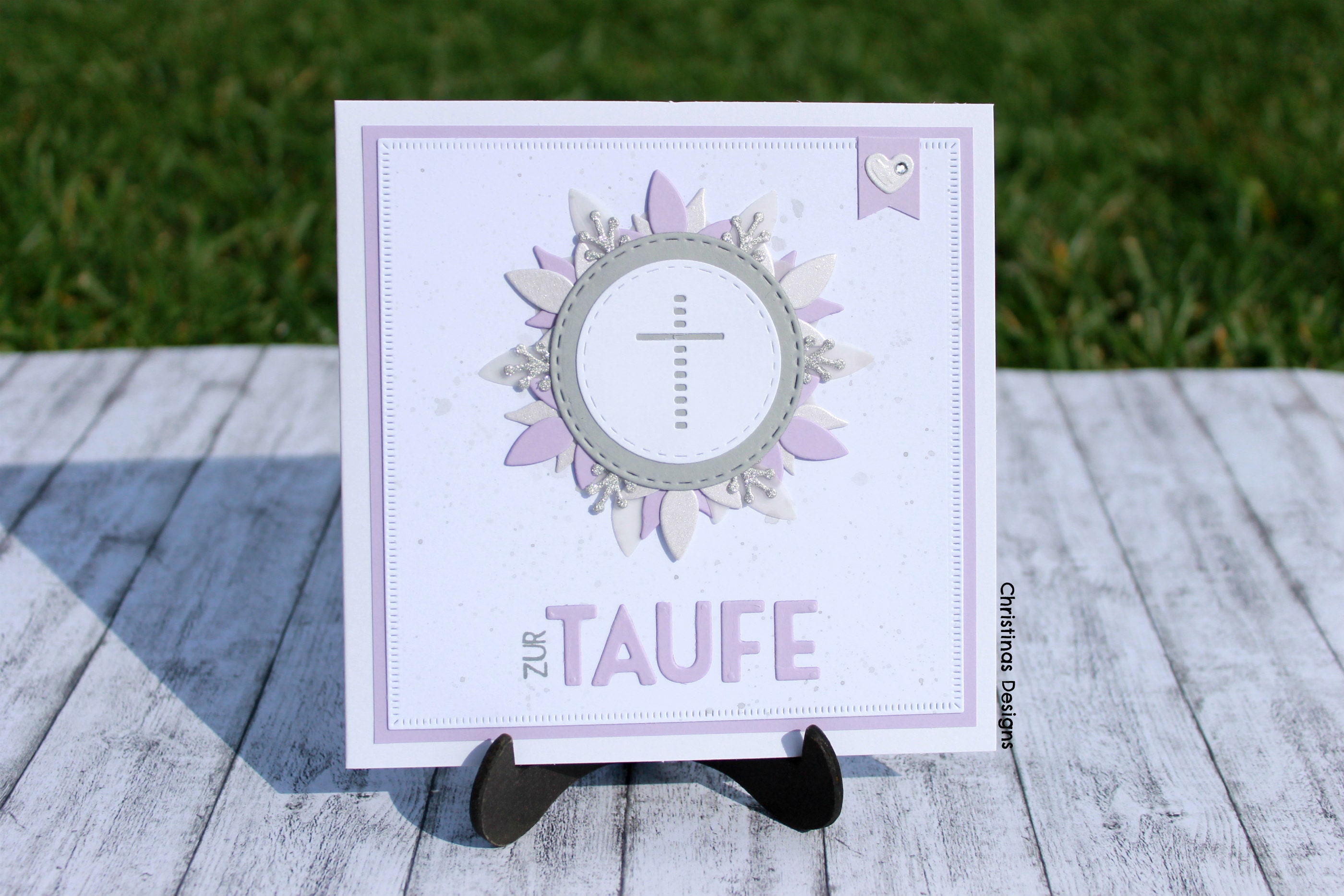 Christliche Taufkarte Für Jungen – Elegante Einzelkarte Mit Umschlag (12,7x17,8 Cm)