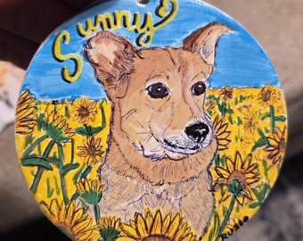 Adornos/posavasos personalizados pintados a mano