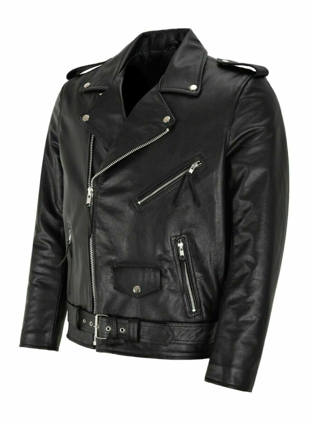 Men's perfecto leather jacket cheap