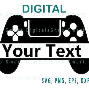 Game Controller Datei | Game Controller Monogramm svg | Schnittdatei |  Digitaler Download für Cricut, Silhouette, Glowforge| svg png dxf eps-Dateien