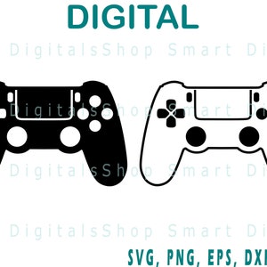 Gaming Svg Datei |  Game Controller svg | Plotterdatei |  Digitaler Download für Cricut, Silhouette, Glowforge| svg png dxf eps Dateien