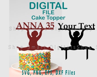 Funny Cake topper svg  | cake prank svg download | Adult Birthday Cake topper Cut File  For Cricut, Silhouette, Glowforge, svg,png