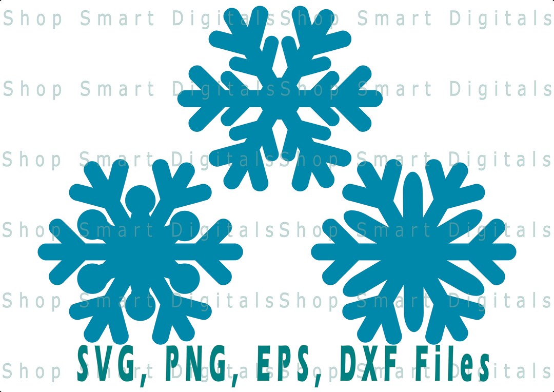 Snowflake SVG Simple Snowflake Cut File Download for Cricut, Silhouette ...