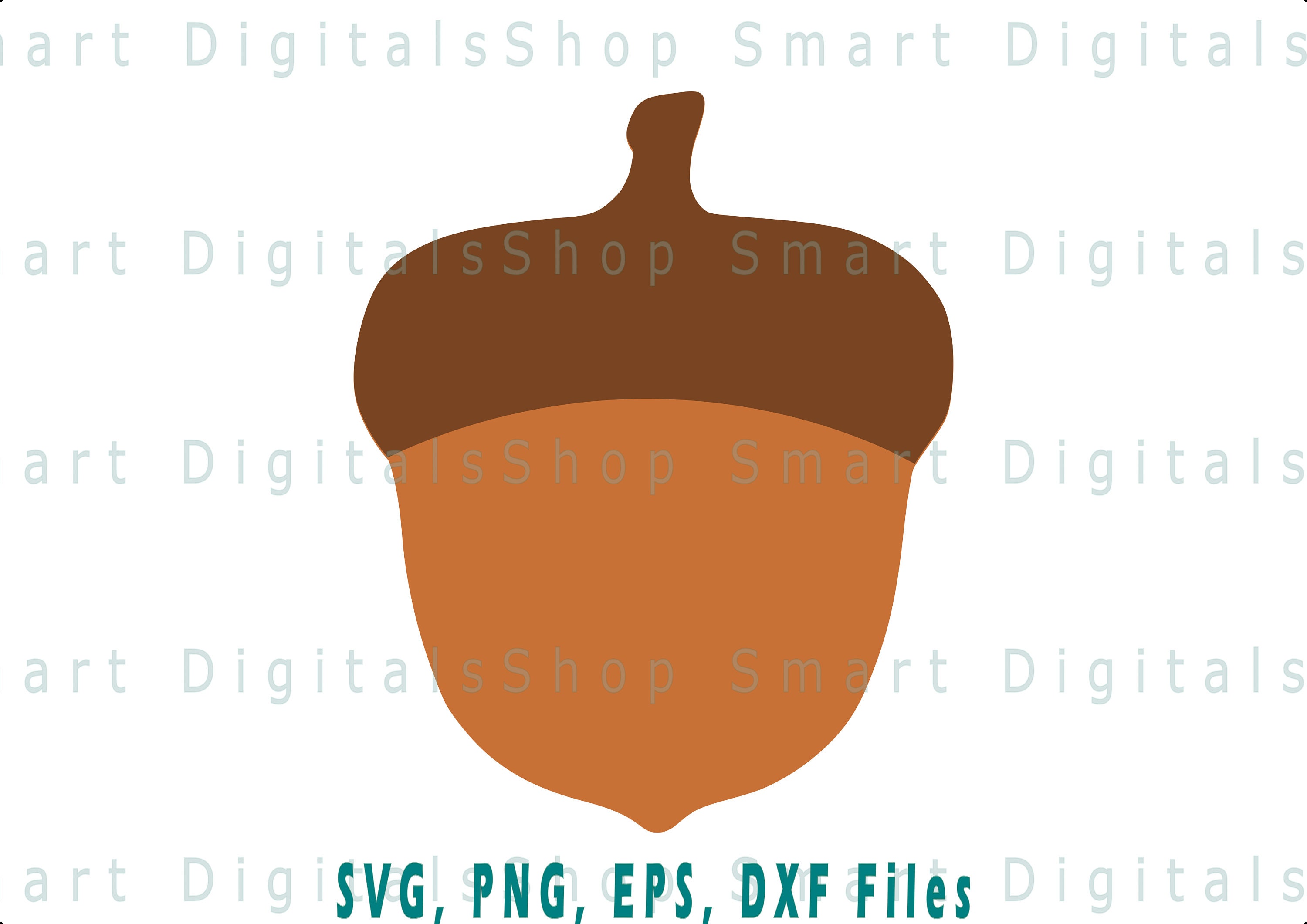 Acorn SVG | Simple Acorn Cut File | | Thanksgiving Autumn Fall Svg ...
