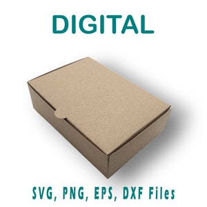 Small  Box template SVG | Favor Box template Cut File | Display Box svg | Gift box svg png dxf  Cricut, Silhouette, Glowforge, Cameo
