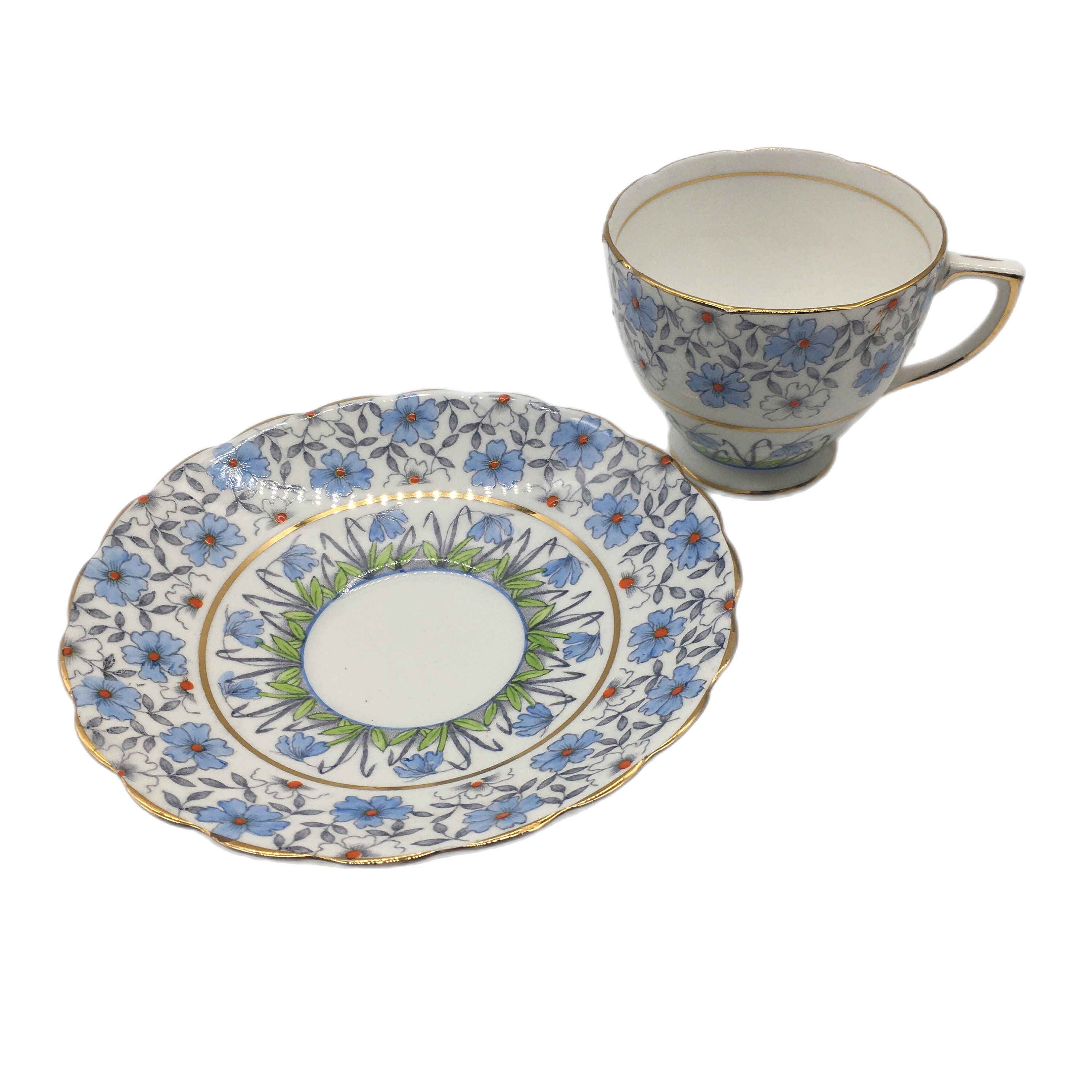 Vintage Rosina English Tea Cup and Saucer, Bone China Made in England ...