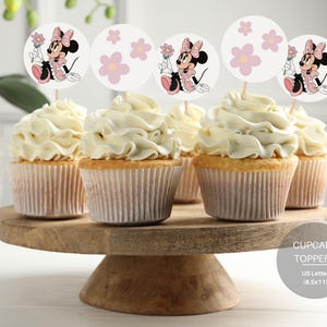 Décorations pour cupcakes - décoration d'anniversaire imprimable - téléchargement numérique - décorations