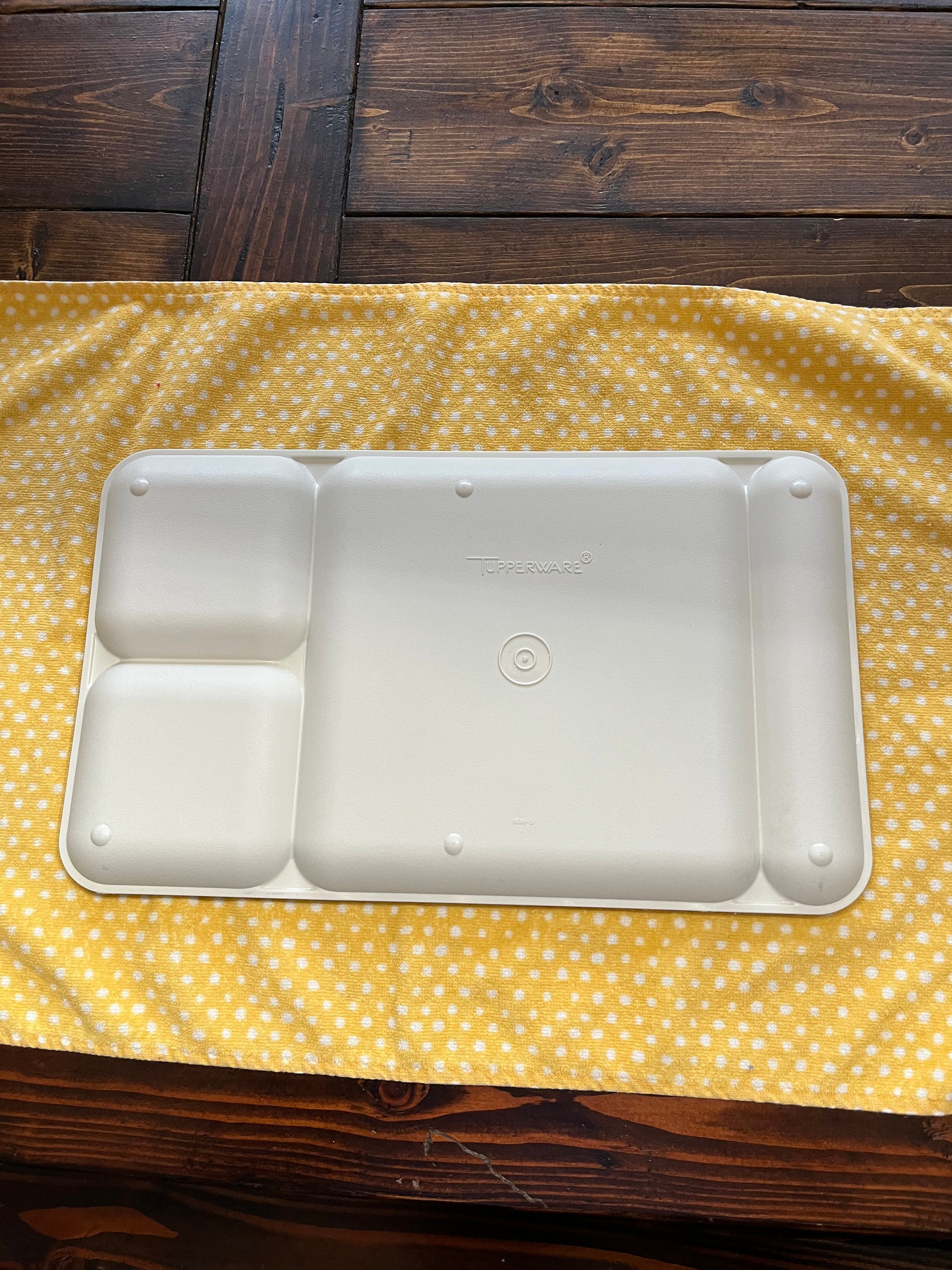 Vintage Tupperware Divided Tray/plate 1535 Etsy