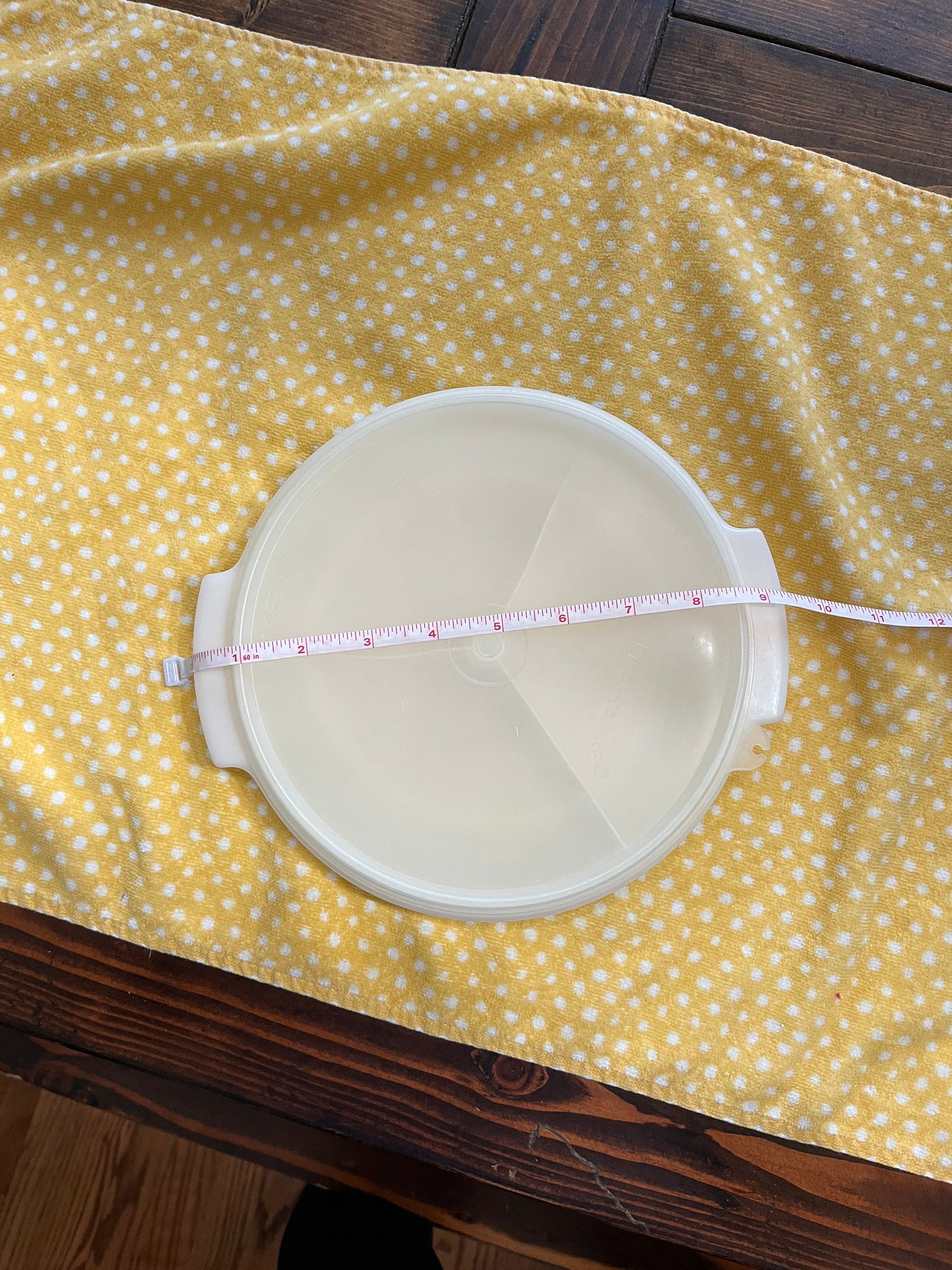 Vintage Tupperware Relish Tray, Divided 3 Compartment Serving Dish With