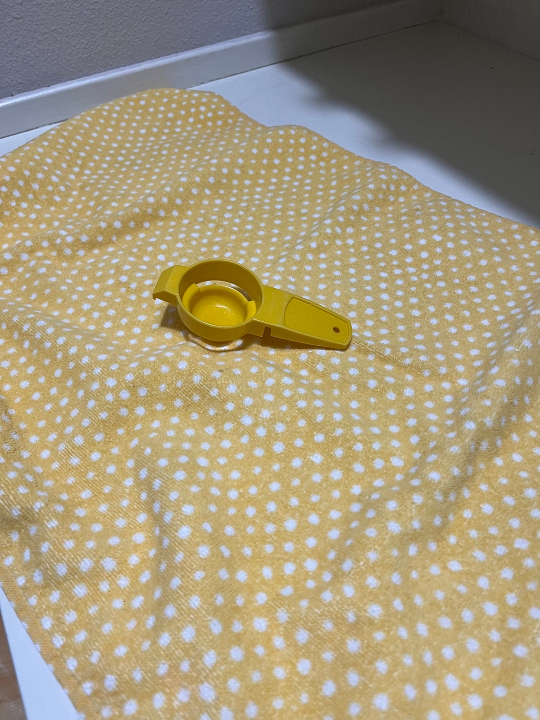 Vintage Yellow Tupperware Egg Yolk Separator 779 Etsy