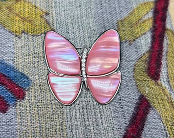 Pink Butterfly Pin