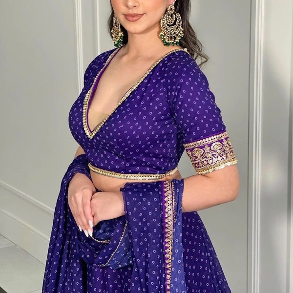 Indian pakistani Lehenga choli for women Blue Lehenga choli Work designer party wear|Fully Stitched Lengha Choli wedding party casual wear