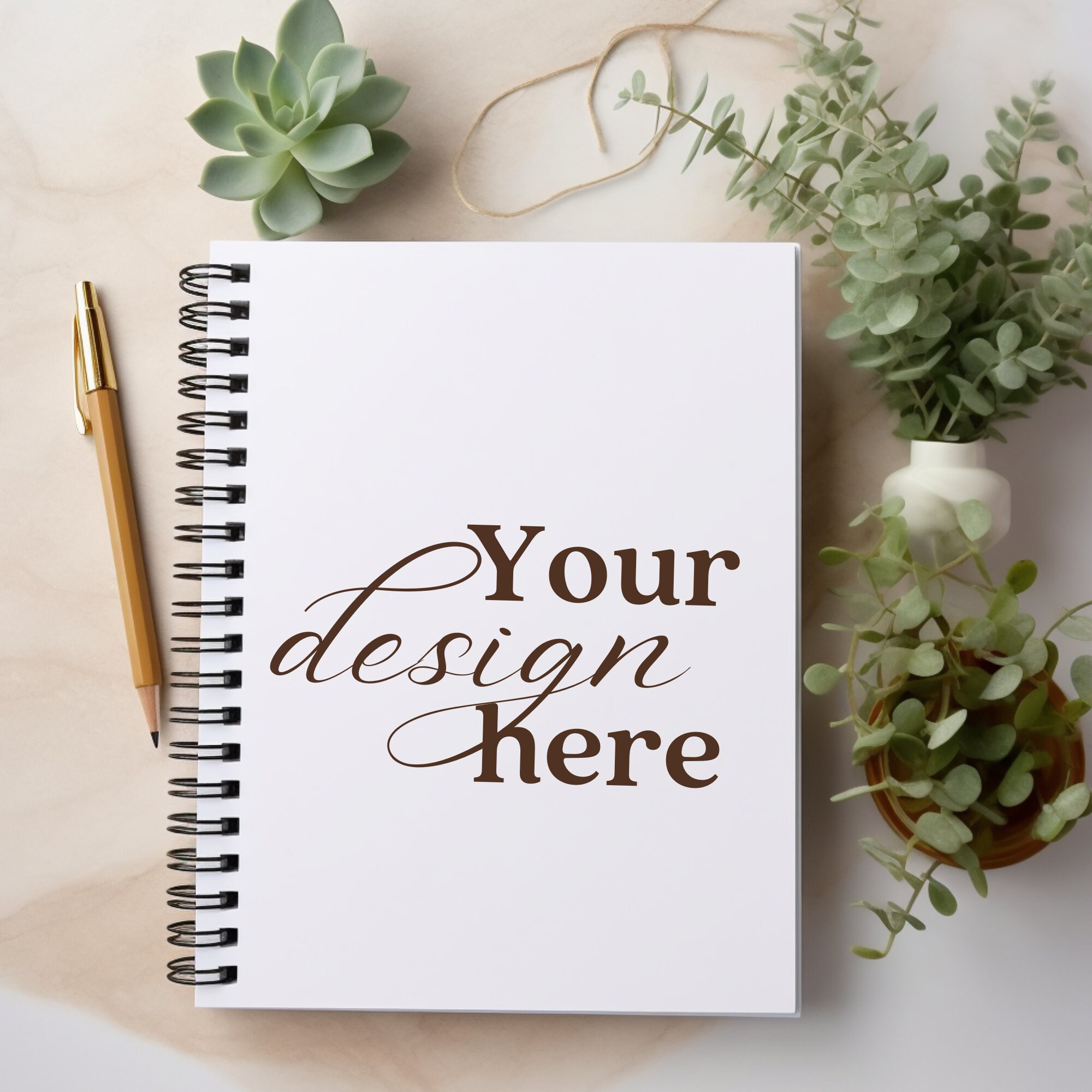 Spiral Bound Notebook Mockup, Spiral Notebook Mock, Notepad Mockups, Notebook Mock Up, Journal