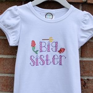 Big Sister-Mermaid Custom Embroidery