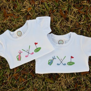Golf Embroidered Shirt- Custom Children&#39;s Clothes
