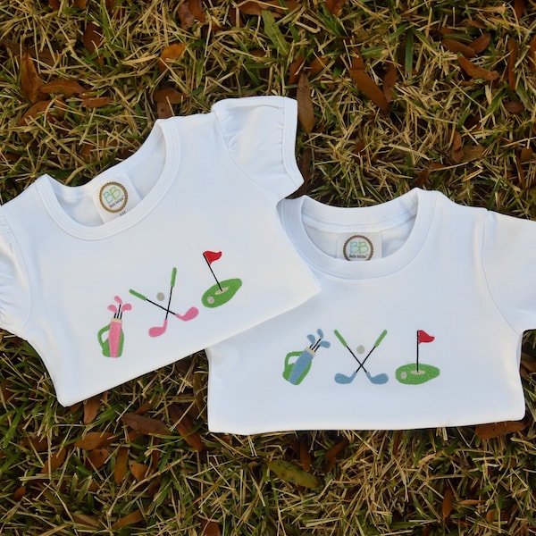 Embroidered Golf Clothes Etsy