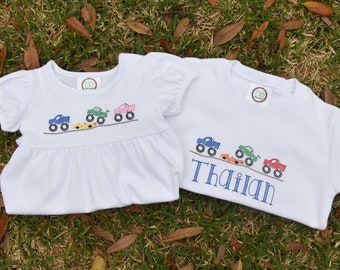 Monster Truck Embroidery-Custom Children's Embroidery