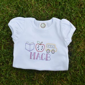 Back to School Custom Children&#39;s Embroidery-Children&#39;s Clothes