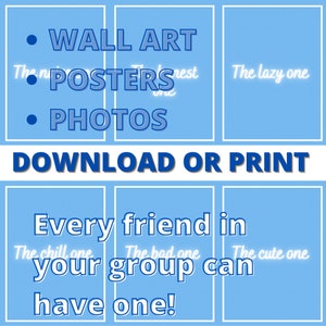 Poster per amici / Amici dell&#39;arte murale / Poster degli amici / Stampe e poster / Arte