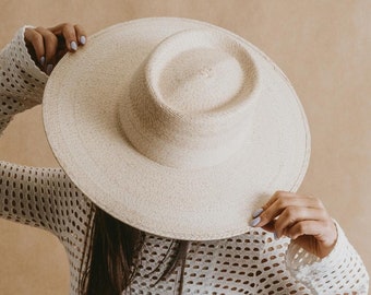 Wide brim sun hat for women | Premium straw hat wide brimmed | Large sun hat