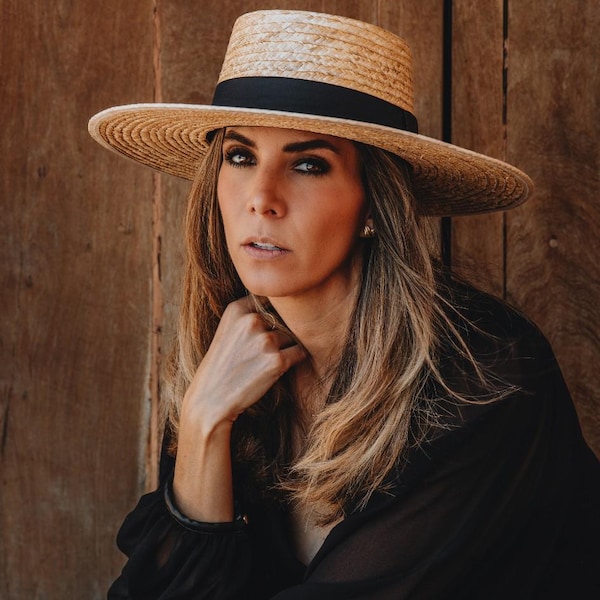 Boater Hat Women | Women's Sun Hats | Ladies Straw Hats | Sundress hat