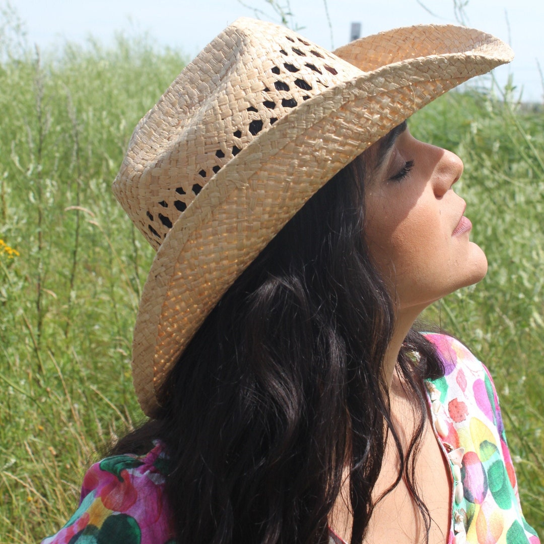 Raffia Cowboy Hat main image 1