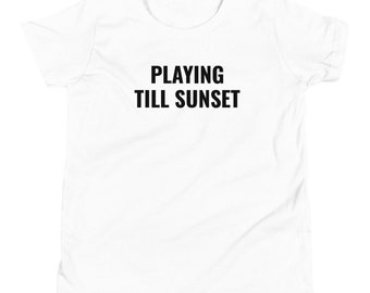 Youth "Playing Till Sunset" Tee