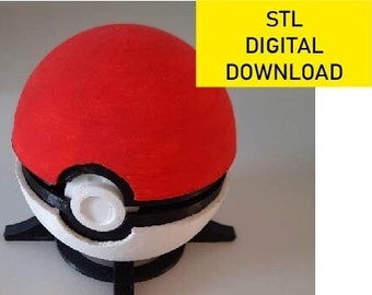 Pokeball Switch Cartridge Case 3D File  3D
