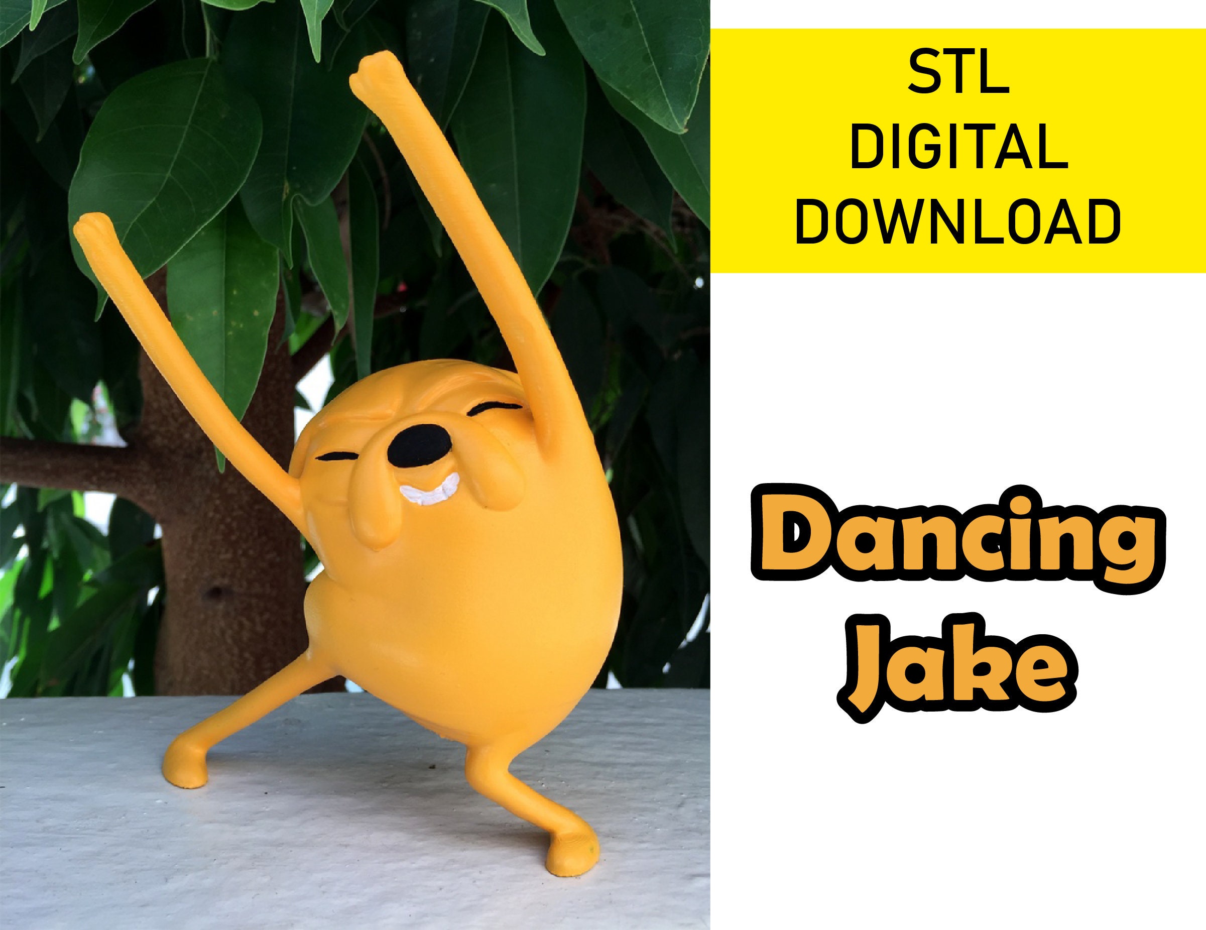 STL file Jake and fin - HORA DE AVENTURA - ADVENTURE TIME 🐉・3D