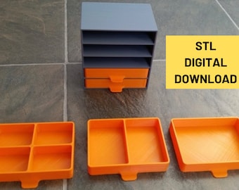 Parts Tray Drawers - 3d Print Stl File, Digital Download
