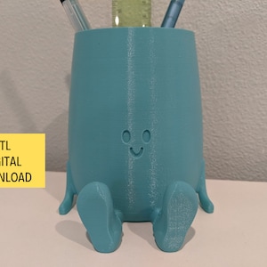 Pen Holder  - 3d Print Stl File, Digital Download