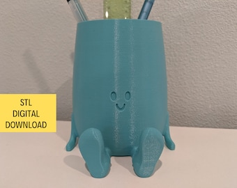 Portalápices - Archivo STL para impresión 3D, descarga digital