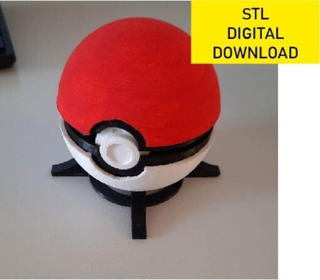 Pokeball Switch Cartridge Case 3D File 3D - Etsy